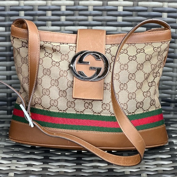 SOLD! Gucci Limited Edition Sherry Line Bag - Picture 1 of 14